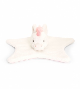 Keeleco Huggy Snuggle  Twinkle Unicorn Newborn Baby Comforter Soft Toy Security Blanket